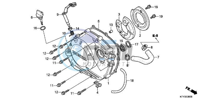 RIGHT CRANKCASE COVER