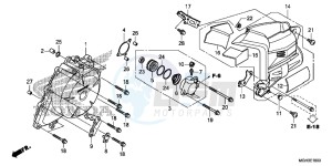 VFR1200XDD CrossTourer - VFR1200X Dual Clutch 2ED - (2ED) drawing A.C. GENERATOR COVER