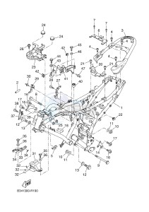 MTM690-U MTM-690-U XSR700 (B348 B348 B348) drawing FRAME