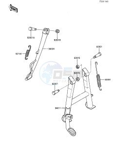 ZX 600 [NINJA 600R] (C3-C7) [NINJA 600R] drawing STAND-- S- -