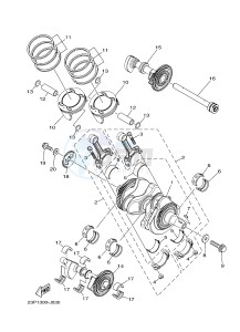 XT1200ZE SUPER TENERE ABS (2KB1 2KB2) drawing CRANKSHAFT & PISTON