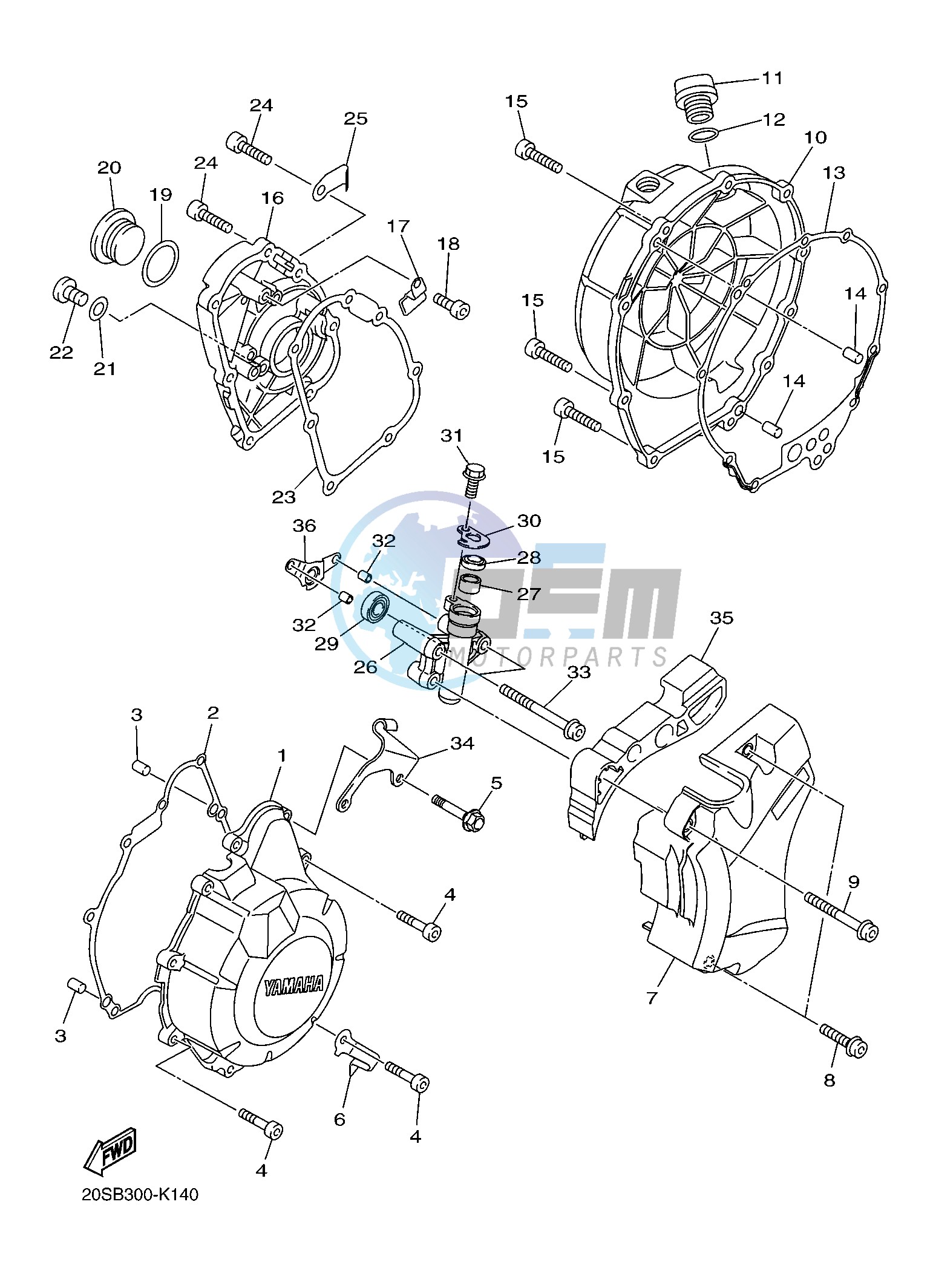 CRANKCASE COVER 1