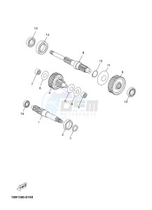 YP125RA (ABS) X-MAX 125 ABS (2DM2 2DM2) drawing TRANSMISSION