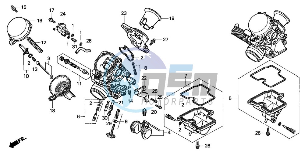 CARBURETOR (COMPONENT PARTS)