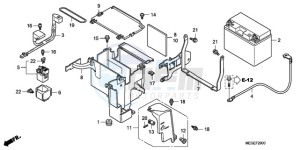 VT750CA9 Europe Direct - (ED / MK) drawing BATTERY