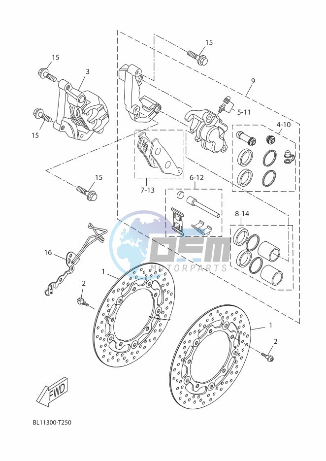 FRONT BRAKE CALIPER