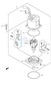 DF 200 drawing PTT Motor (Type: X)