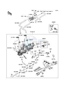 ZZR1400_ABS ZX1400FCF FR GB XX (EU ME A(FRICA) drawing Throttle