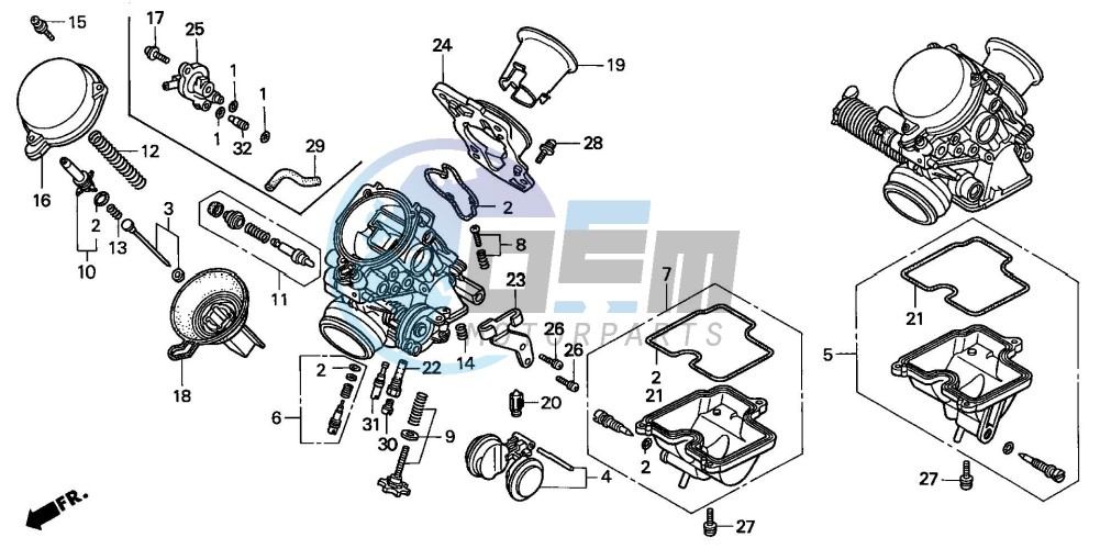 CARBURETOR (COMPONENT PARTS)