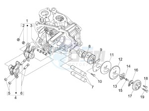 Nexus 300 ie e3 drawing Camshaft - Rocking levers support unit