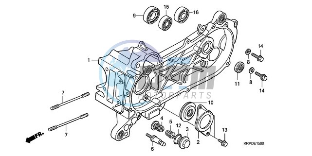 LEFT CRANKCASE