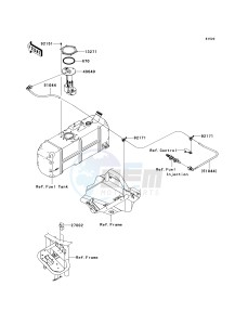 KAF 620 N[MULE 4010 4X4 HARDWOODS GREEN HD] (N9F) N9F drawing FUEL PUMP