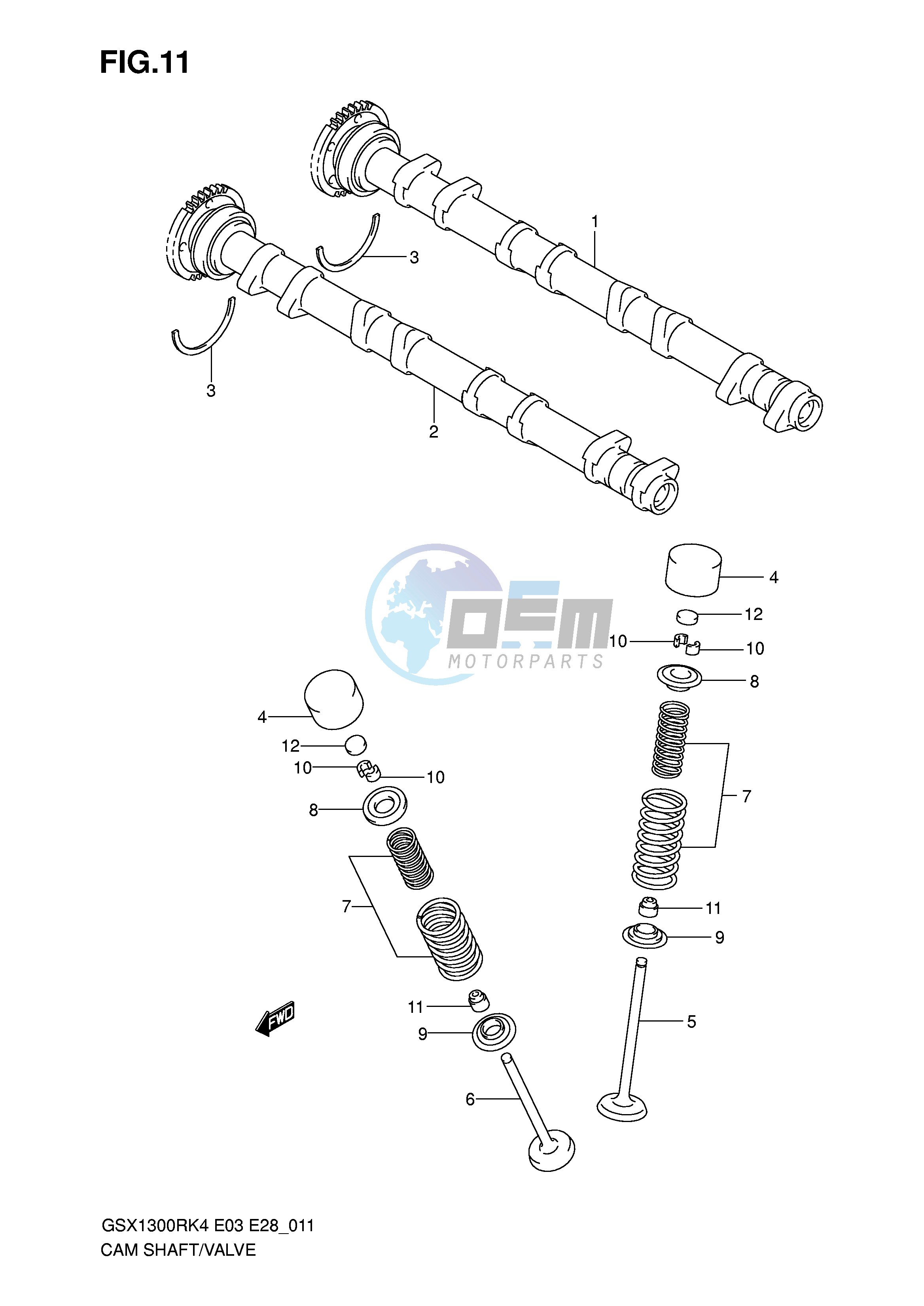 CAMSHAFT - VALVE