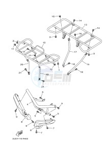 YFM700FWAD YFM70GPLG GRIZZLY EPS SE (B318) drawing GUARD