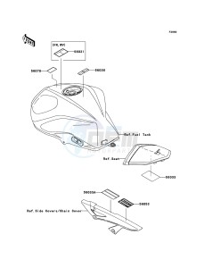 Z1000_ABS ZR1000C9F FR GB XX (EU ME A(FRICA) drawing Labels