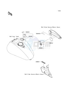 VN 2000 H [VULCAN 2000 CLASSIC] (8F-9F) H8F drawing LABELS