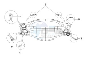 Typhoon 50 serie speciale drawing Selectors - Switches - Buttons