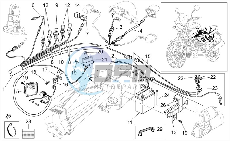 Rear electrical system