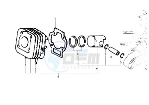 Zip 50 drawing Cylinder - Piston