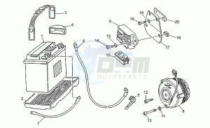 Nevada 750 Club Club drawing Saprisa battery - generator