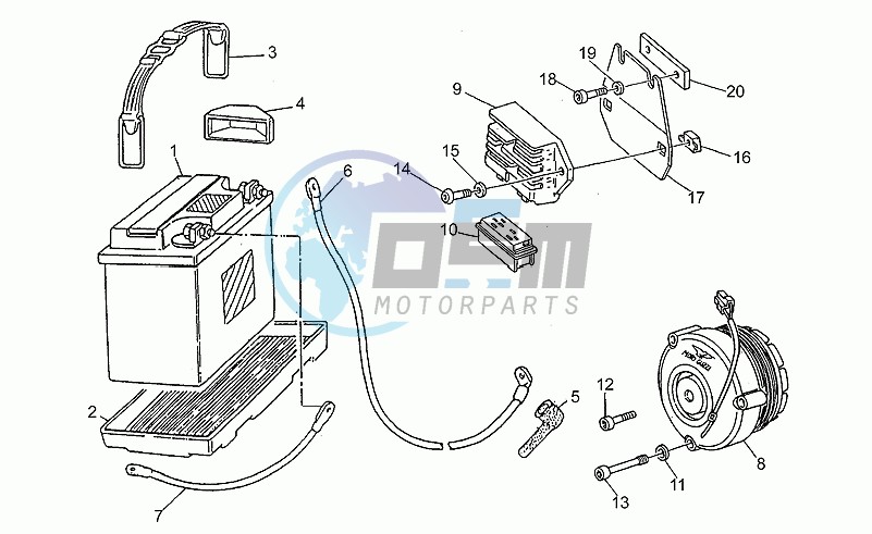 Saprisa battery - generator