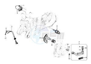 Liberty 4T RST 50 drawing Starting motor