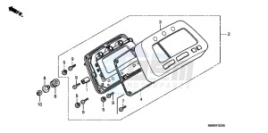 TRX250TMC drawing METER