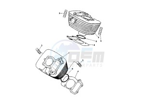 XV VIRAGO 250 drawing CYLINDER