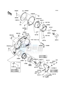 VN1700_VOYAGER_ABS VN1700BCF GB XX (EU ME A(FRICA) drawing Headlight(s)