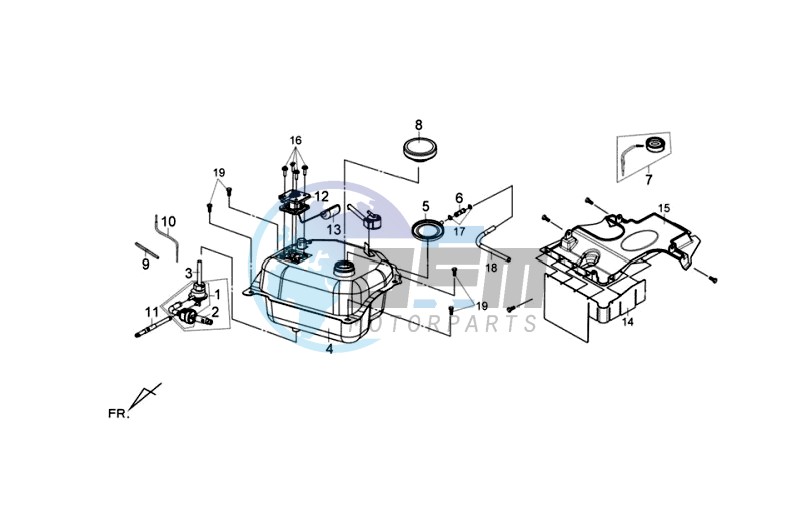 FUEL TANK - FUEL CUT