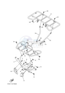 YFM700FWB YFM70KDHG KODIAK 700 HUNTER (B168) drawing GUARD