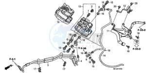 CBR600RA9 E / ABS MME drawing FRONT VALVE UNIT (CBR600RA)