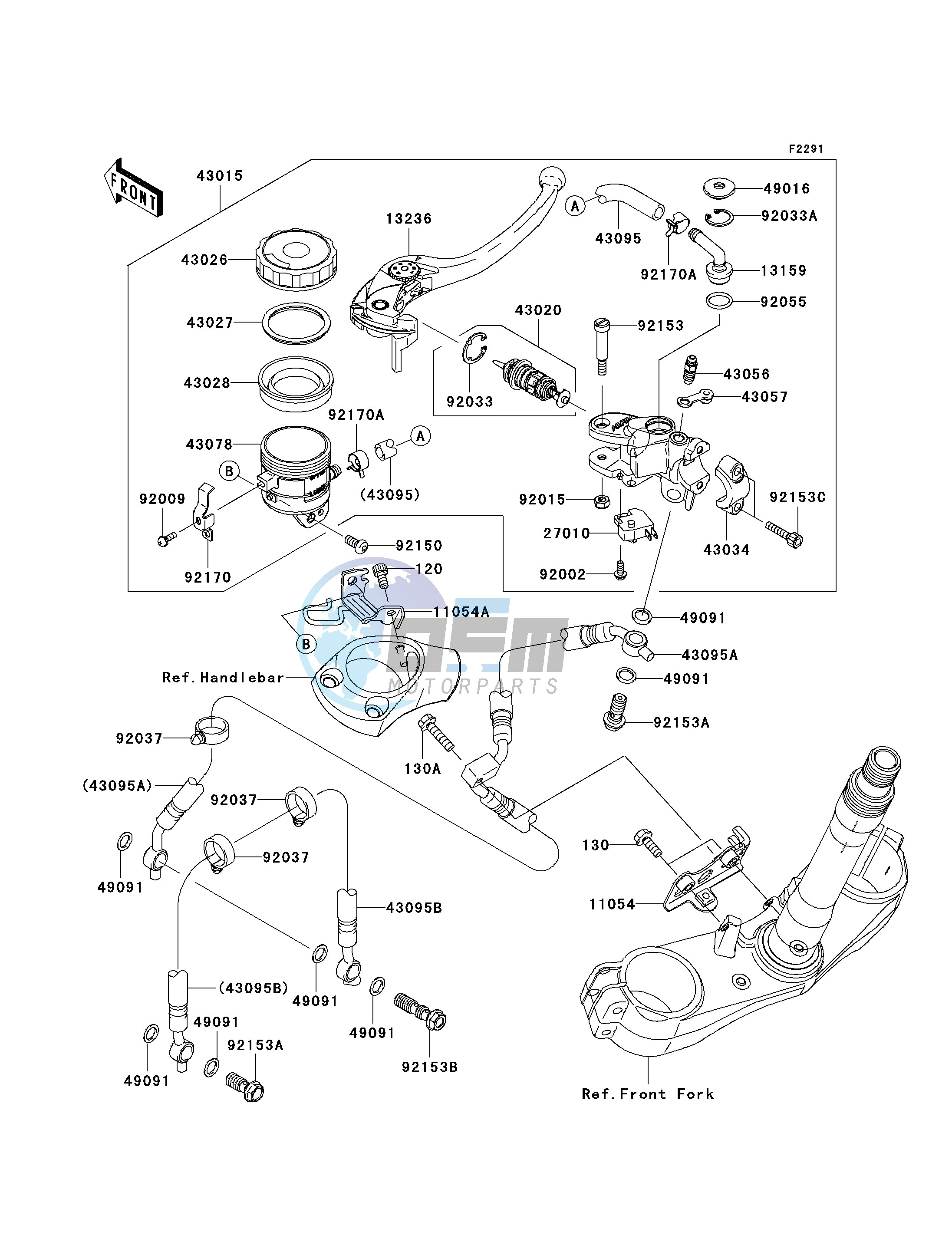 FRONT MASTER CYLINDER