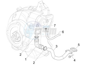 Nexus 125 e3 drawing Secondairy air box