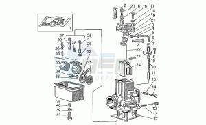 V 35 350 Carabinieri - PA Carabinieri/PA drawing Carburettors