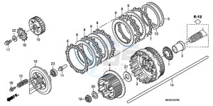 ST1300A9 UK - (E / ABS MKH MME) drawing CLUTCH