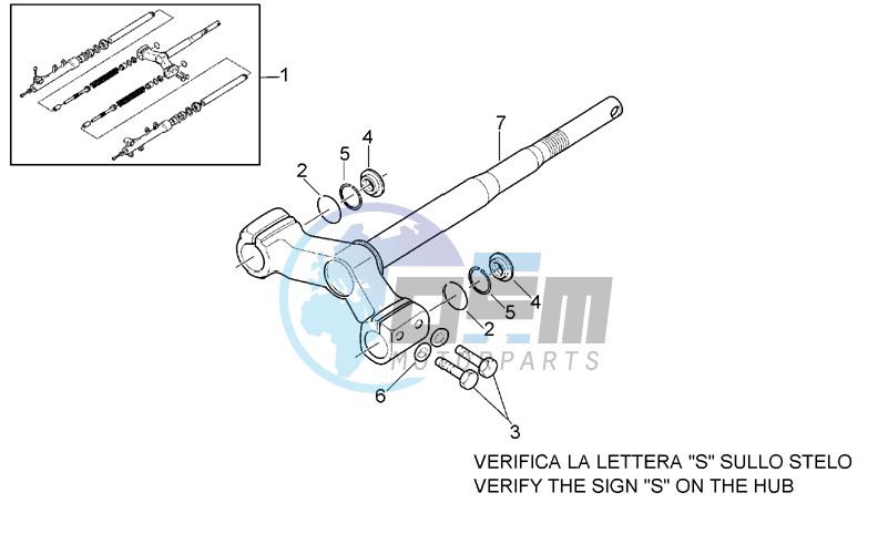 Front fork - Stem base