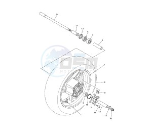 XP T-MAX SV 500 drawing REAR WHEEL