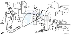 VT750CSC drawing HANDLE SWITCH