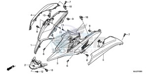 NC750XAE NC750XA Europe Direct - (ED) drawing SIDE COWL