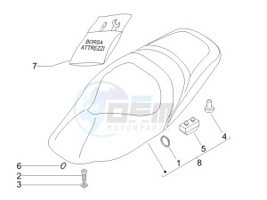 Nexus 500 e3 (UK) UK drawing Saddle seats - Tool roll