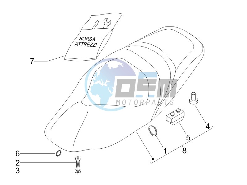 Saddle seats - Tool roll