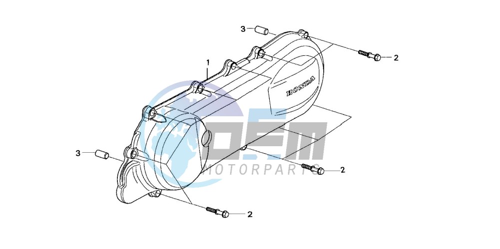 LEFT CRANKCASE COVER