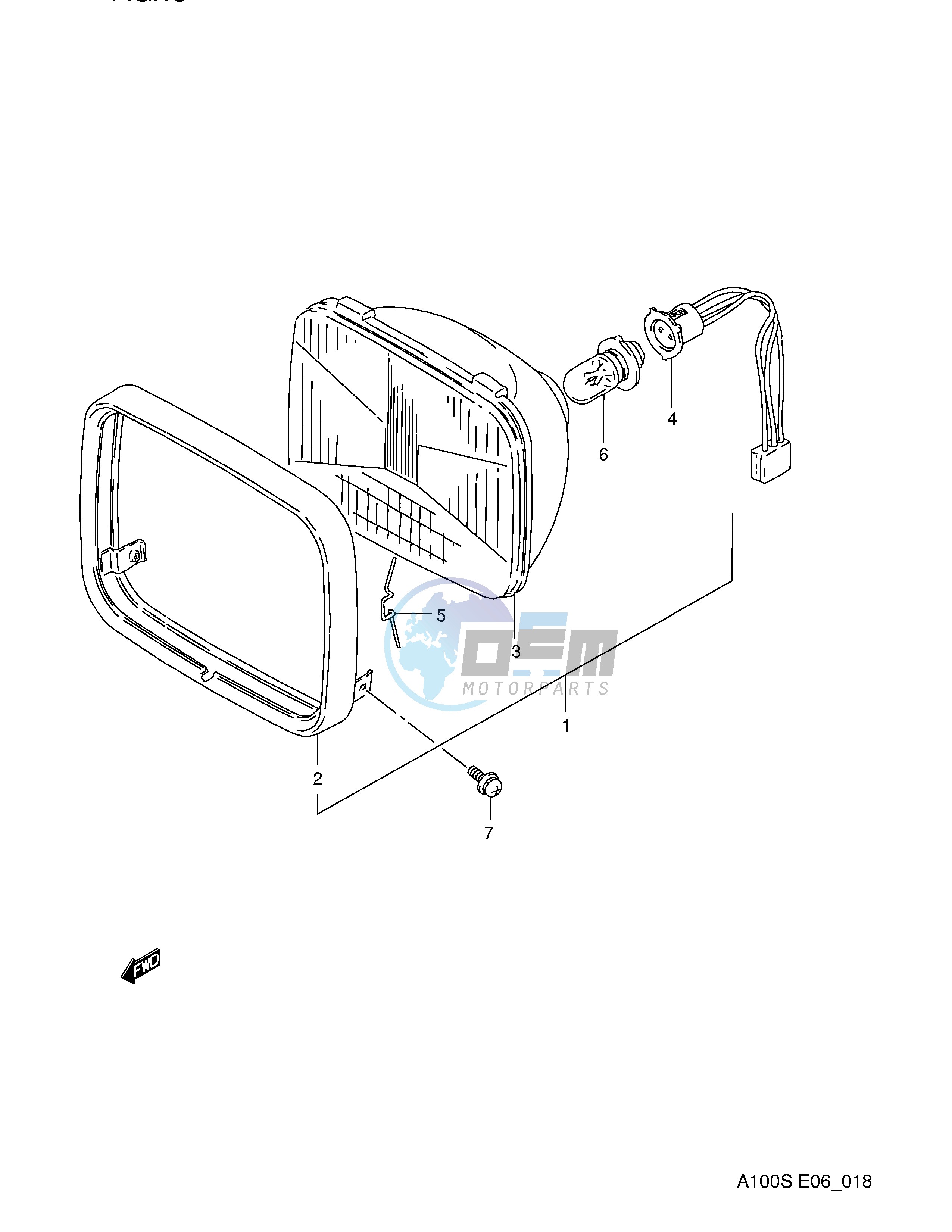 HEADLAMP (P23)