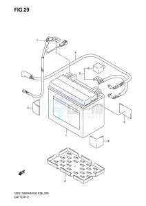 GSX1300R (E3-E28) Hayabusa drawing BATTERY