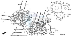 XL125VA EU / CMF - (EU / CMF) drawing CRANKCASE