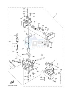 TT-R110E (B51F) drawing CARBURETOR