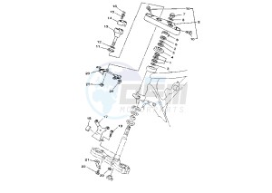 XVS A DRAG STAR CLASSIC 650 drawing STEERING