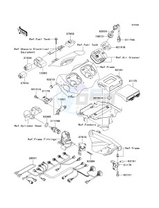 ZX 1200 B [NINJA ZX-12R] (B1-B4) [NINJA ZX-12R] drawing FUEL INJECTION-- B3_B4- -