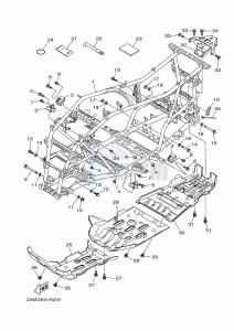 YFM700FWB KODIAK 700 (B6KJ) drawing FRAME